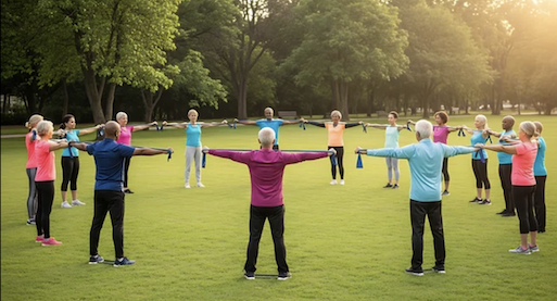hobbies groupl exercising