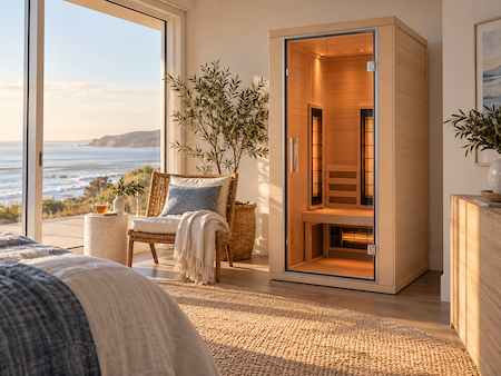 Infrared sauna in guest room 1 person