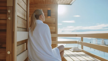 Infrared sauna SJ outdoors