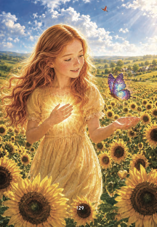 Joy with Heart Light Glowing