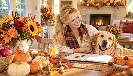 SJ Autumn Living Room Decor