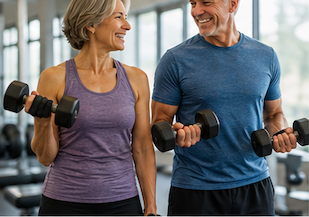 Weight Training Couple