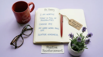 Positive affirmations flowers