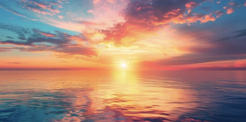 Sunset colorful